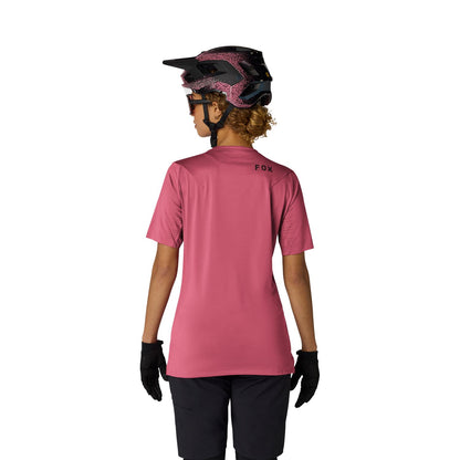 Maglia FOX FLEXAIR Donna Maniche Corte Berry