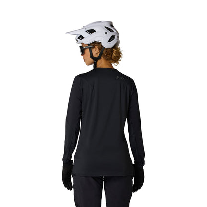 Maglia FOX FLEXAIR Donna Maniche Lunghe Nero