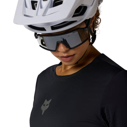 Maglia FOX FLEXAIR Donna Maniche Lunghe Nero