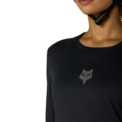 Maglia FOX FLEXAIR Donna Maniche Lunghe Nero