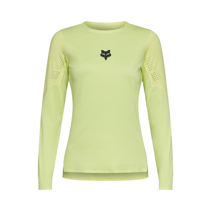 Maglia FOX FLEXAIR Donna Maniche Lunghe Giallo Lime
