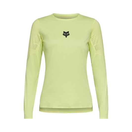 FOX FLEXAIR Maglia a maniche lunghe da donna Giallo Lime