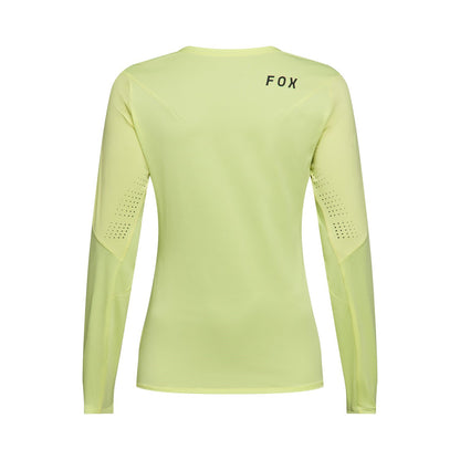 Maglia FOX FLEXAIR Donna Maniche Lunghe Giallo Lime