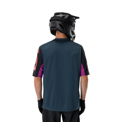 Maglia FOX DEFEND CREATION Maniche Corte Blu