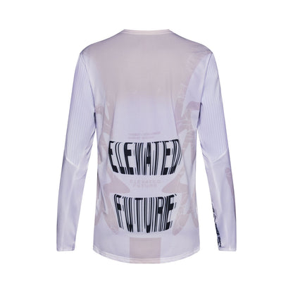 Maillot FOX FLEXAIR DIFFUSE SE Maniche Lunghe Bianco