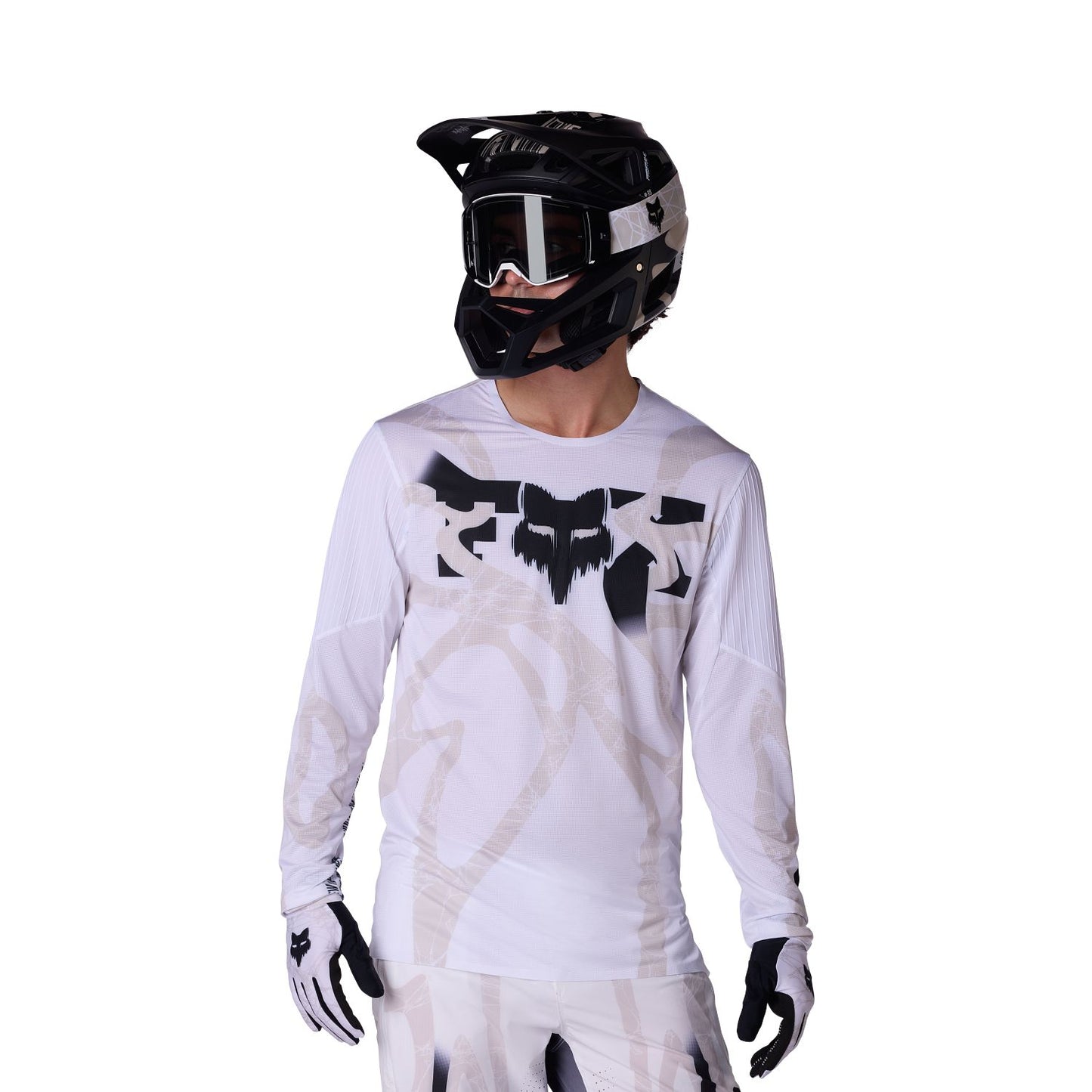 FOX FLEXAIR DIFFUSE SE Maglia a maniche lunghe Bianco