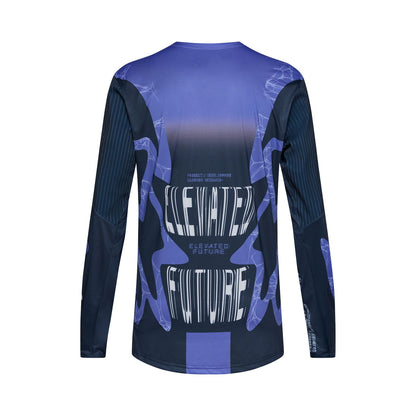 Maglia FOX FLEXAIR DIFFUSE SE Maniche Lunghe Viola Blueberry