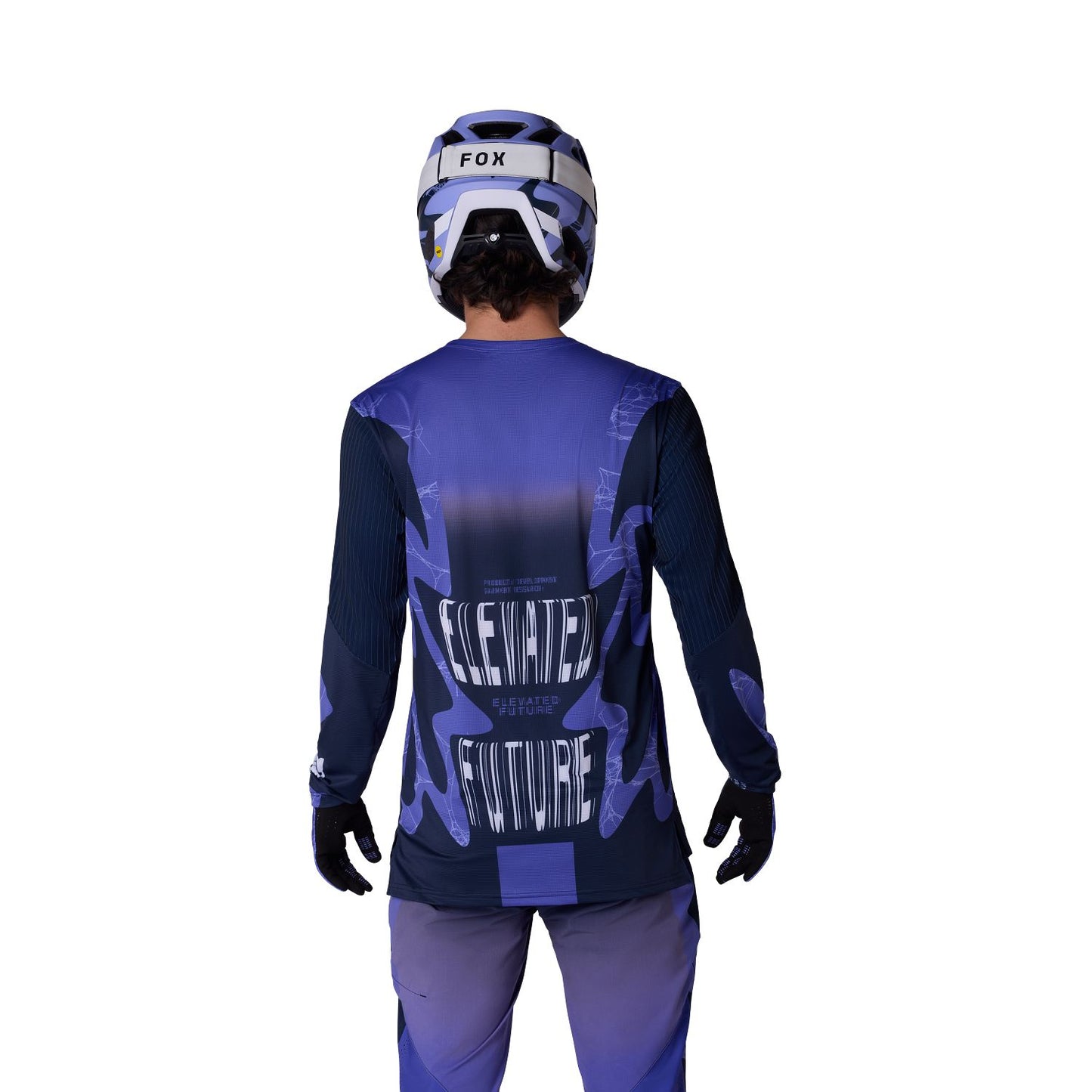 FOX FLEXAIR DIFFUSE SE Maglia a maniche lunghe Viola Mirtillo