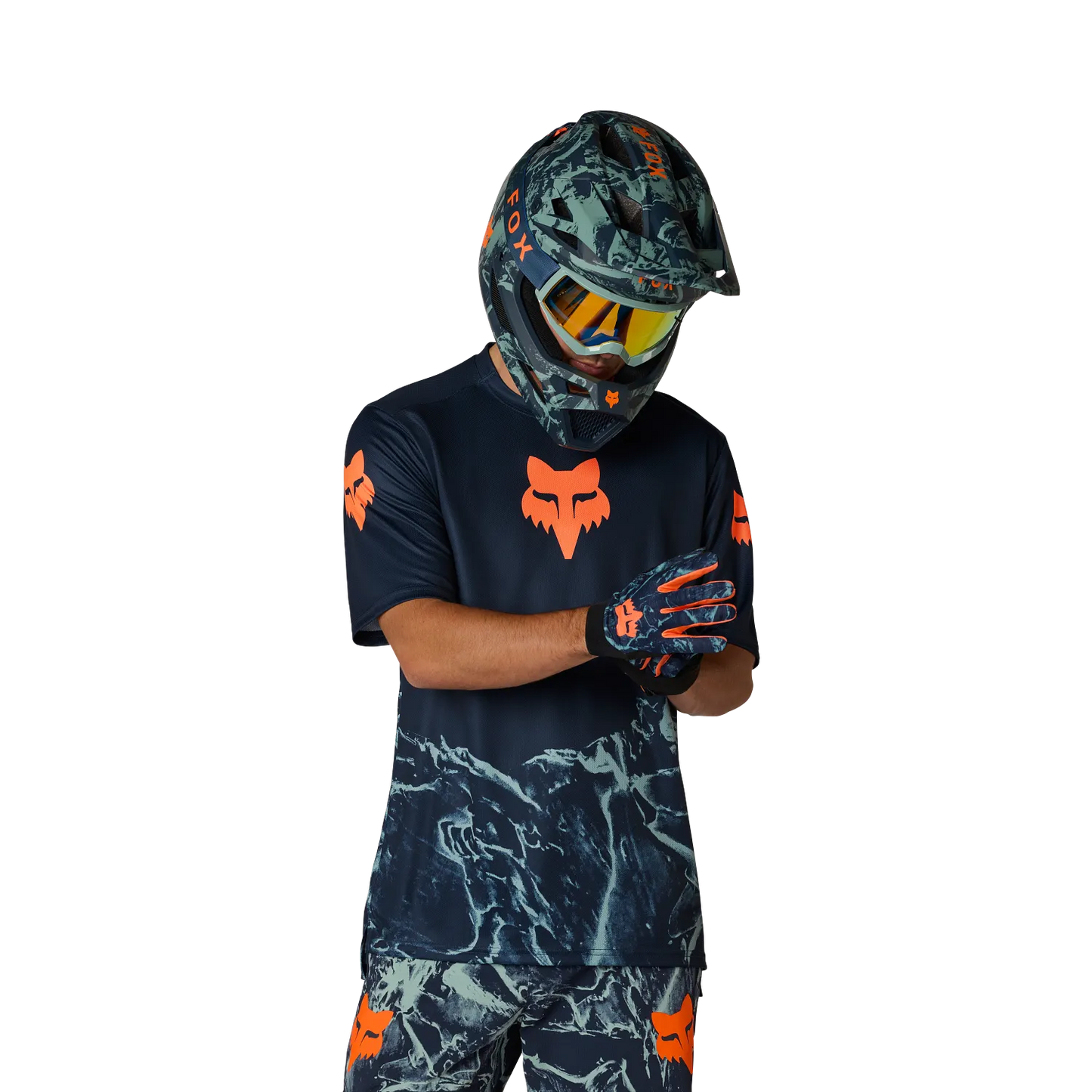 Maglia a manica corta FOX RANGER IMAGE PRINT Blu Artico