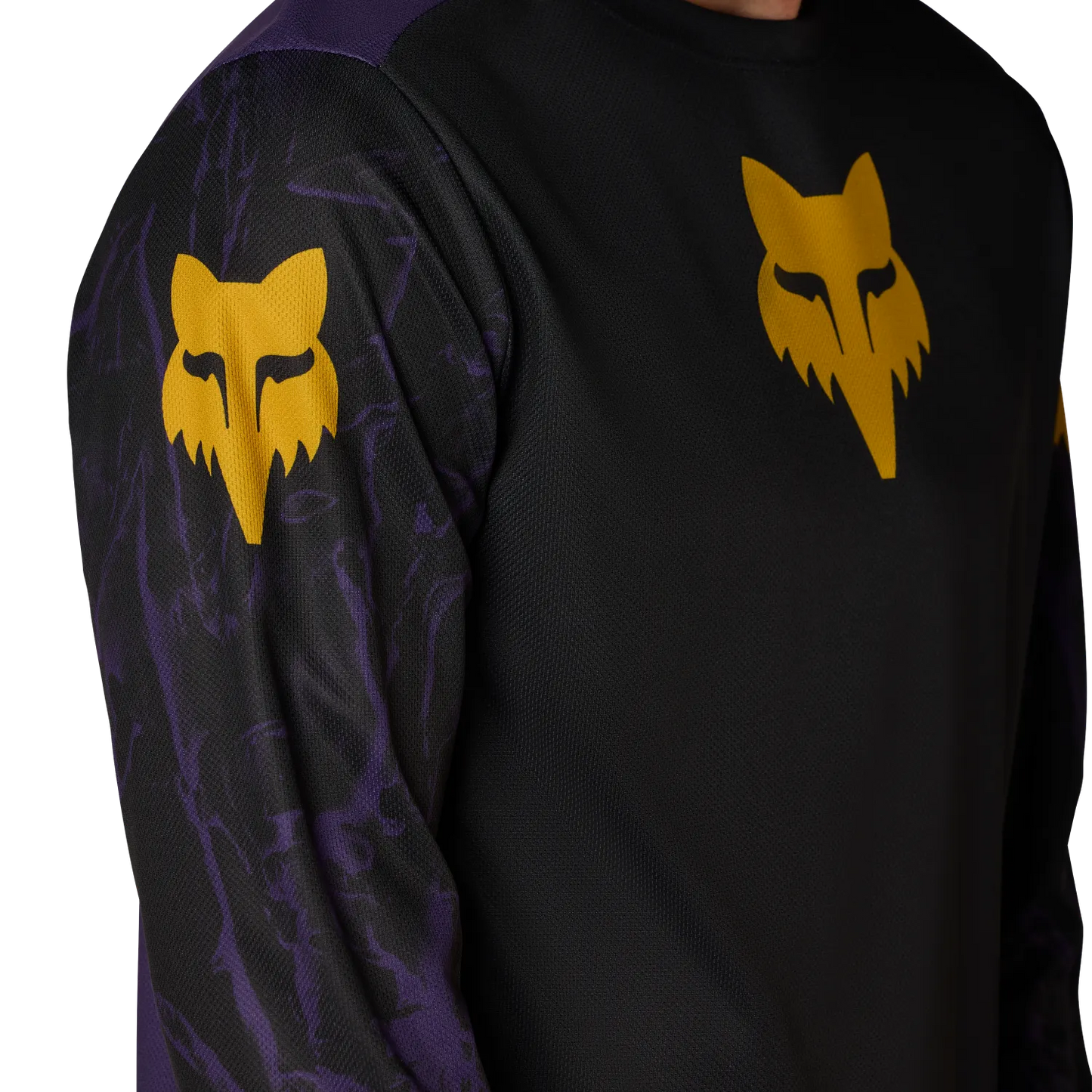 Maglia a maniche lunghe FOX RANGER IMAGE PRINT Nero/viola