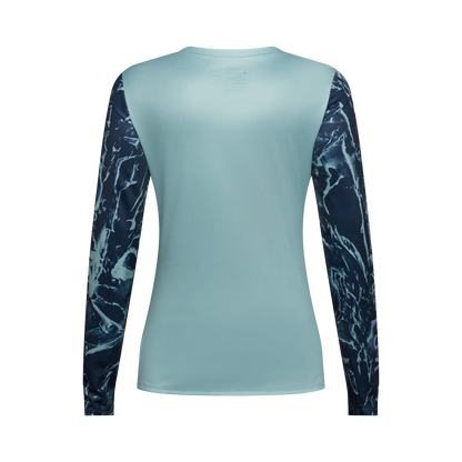 Maglia FOX RANGER IMAGE PRINT Donna Maniche Lunghe Blu