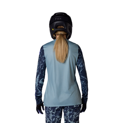 Maglia FOX RANGER IMAGE PRINT Donna Maniche Lunghe Blu