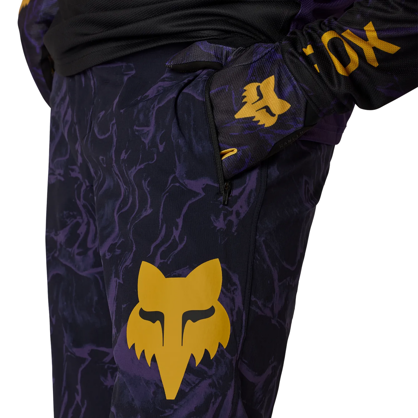 Pantaloni FOX RANGER IMAGE PRINT Viola Prugna