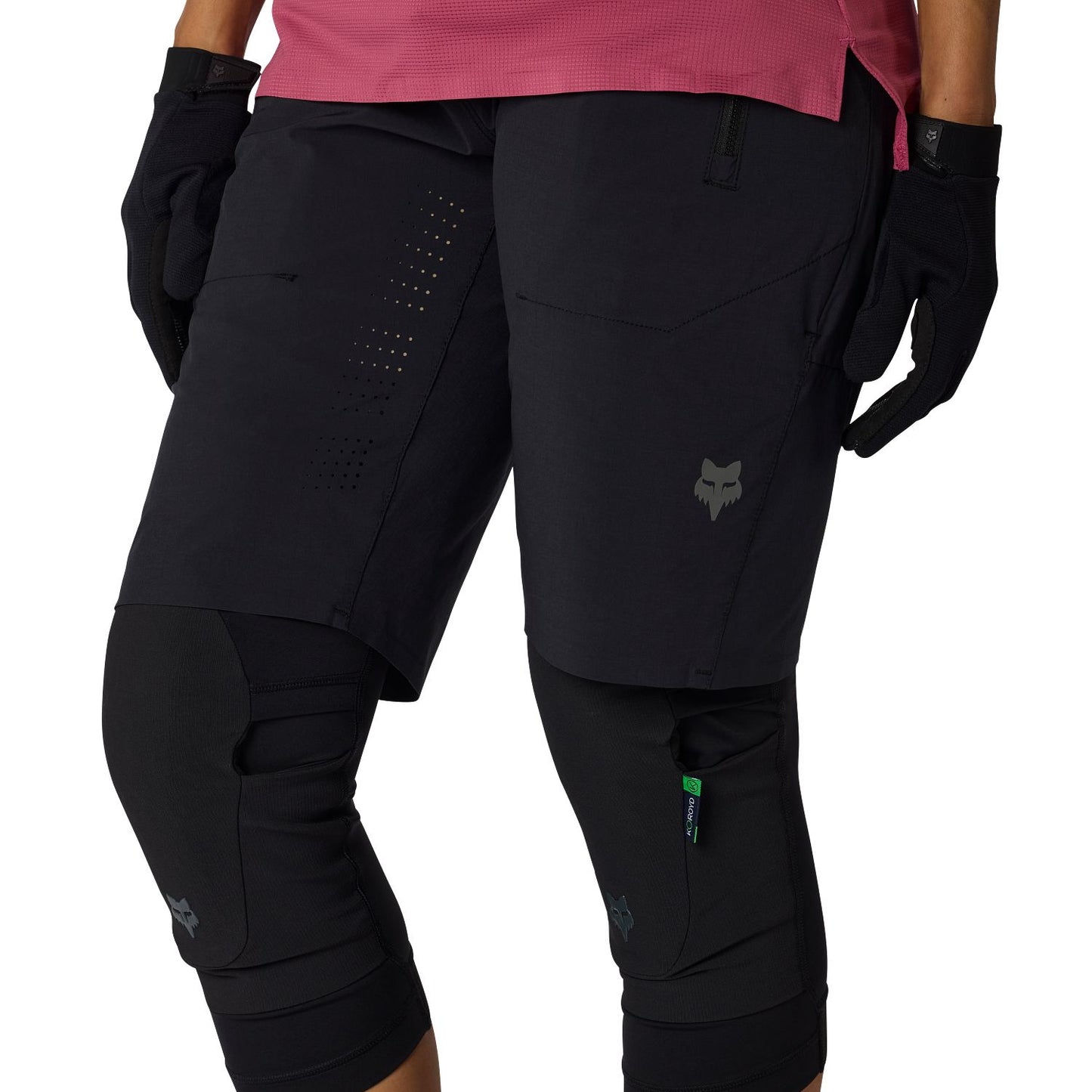 Pantaloncini FOX FLEXAIR Donna Nero