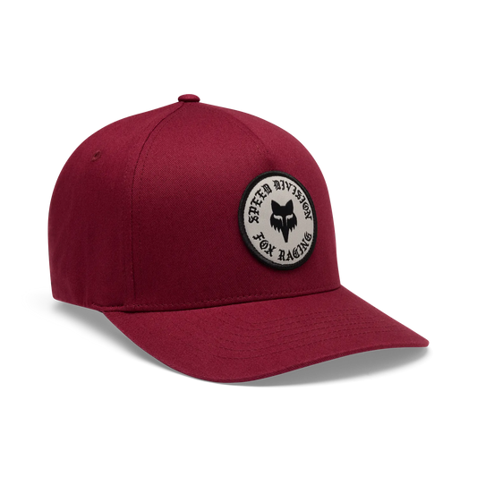 FOX BADGE FLEXFIT Cappello Bordeaux Cabernet