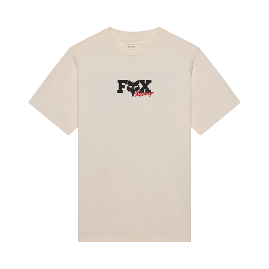 Maglietta FOX CHECKER 195 ORIGINAL a manica corta in bianco sporco