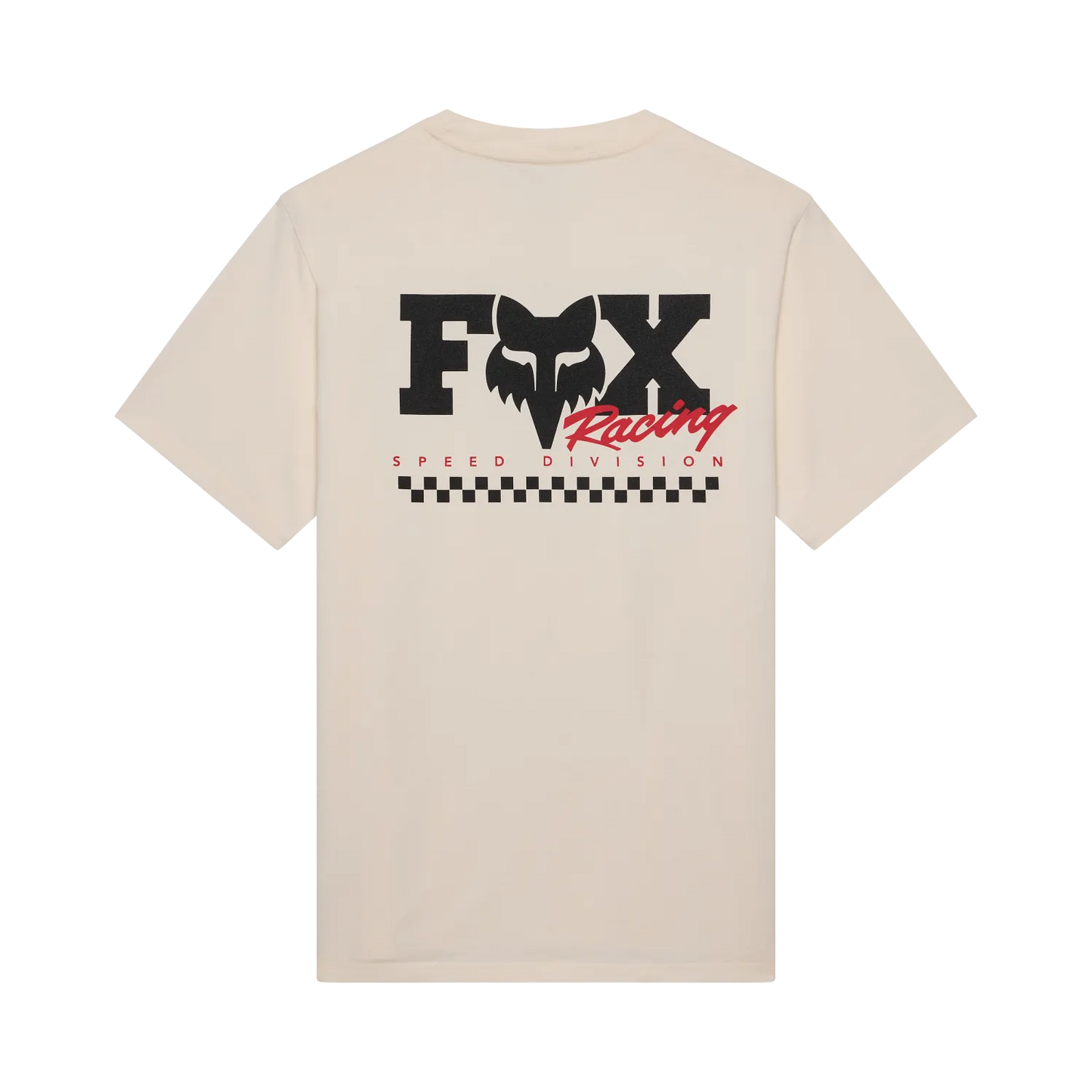 Maglietta FOX CHECKER 195 ORIGINAL a manica corta in bianco sporco