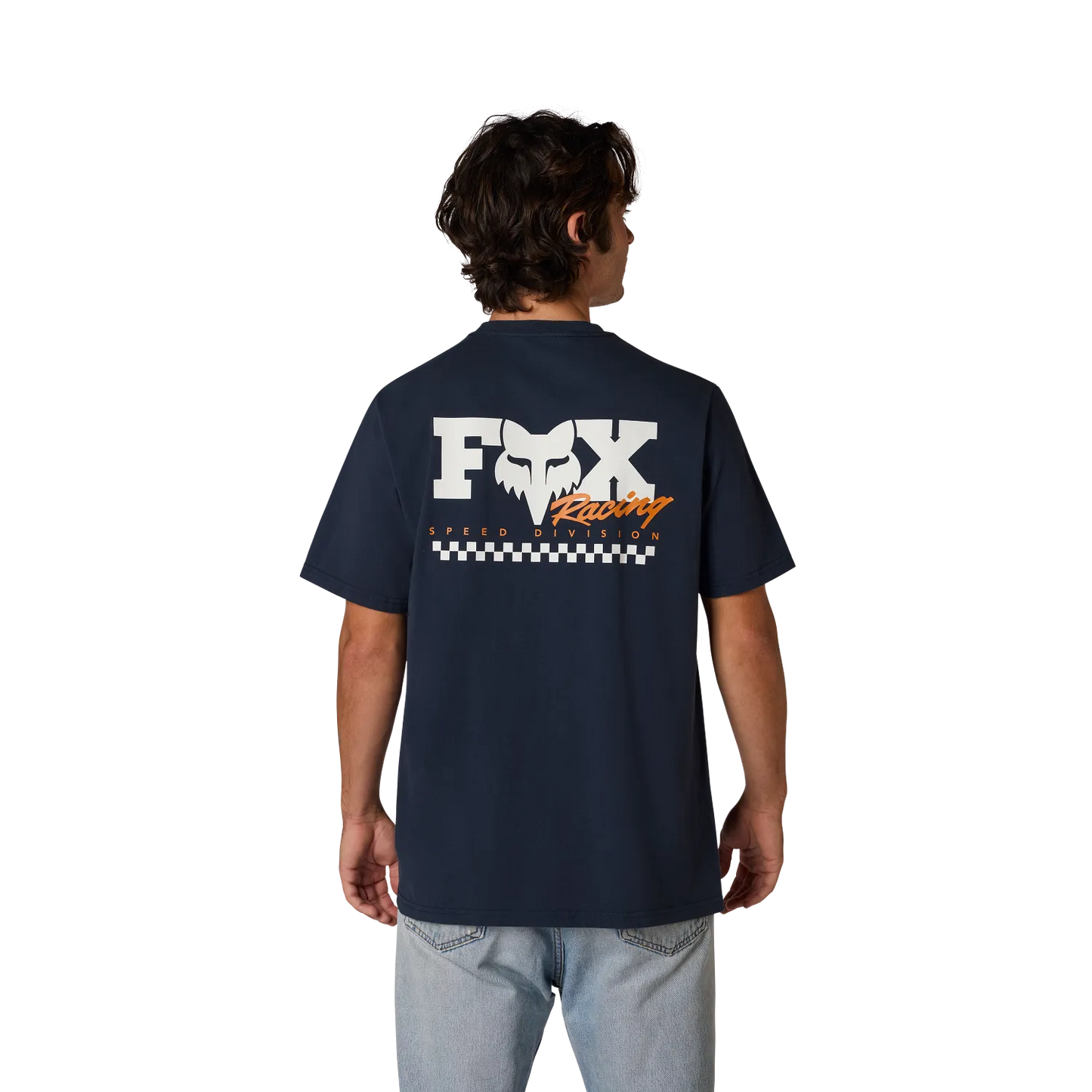 FOX CHECKER 195 ORIGINAL Maglietta a maniche corte blu notte