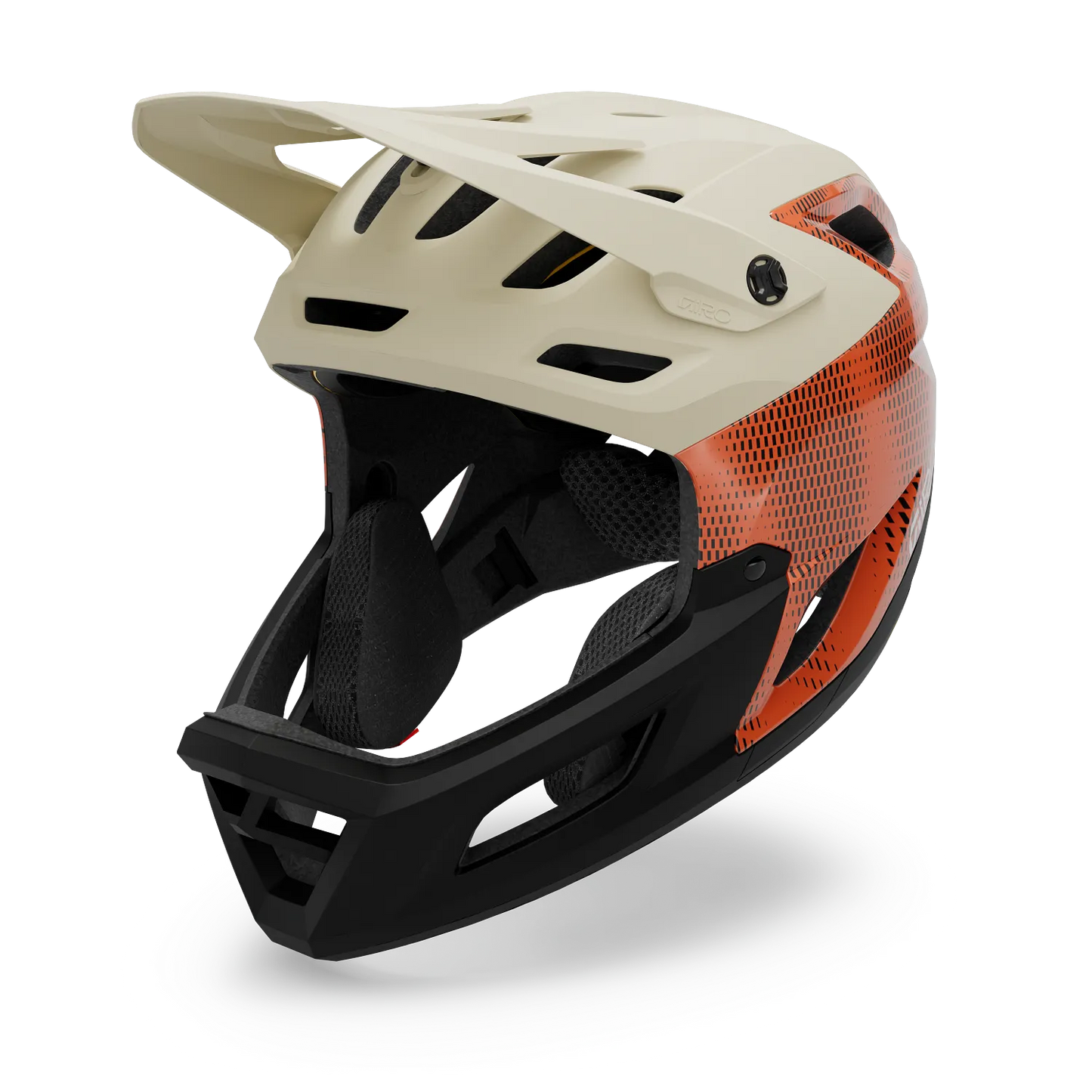 Casco MTB GIRO COALITION MIPS SPHERICAL Nero/Beige/Arancione