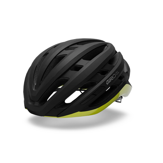 GIRO AGILIS MIPS Casco da strada nero/giallo Hi Viz