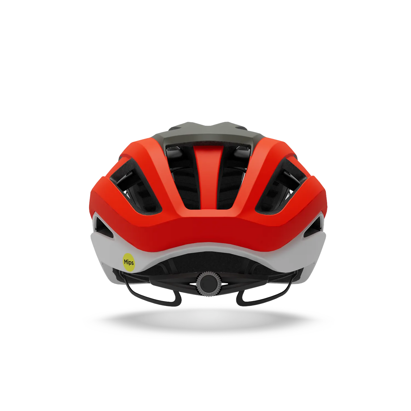 GIRO ARIES MIPS SPHERICAL Casco da strada rosso fuoco