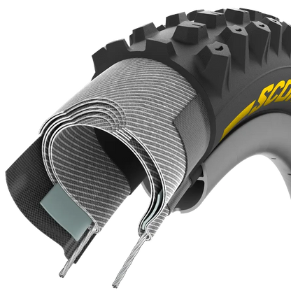 Pneumatico PIRELLI SCORPION RACE DH S 29x2.5 Tubeless Ready Flessibile Nero/Giallo 3907600