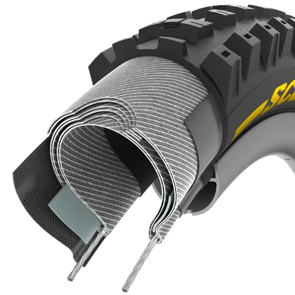 Pneumatico PIRELLI SCORPION RACE DH T 29x2.5 Tubeless Ready Pieghevole Nero/Giallo 3907700