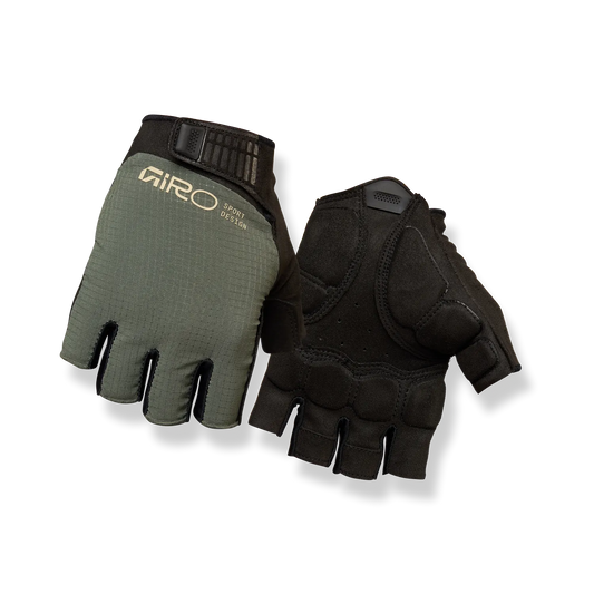 Guanti Corti GIRO BRAVO II Gel Kaki
