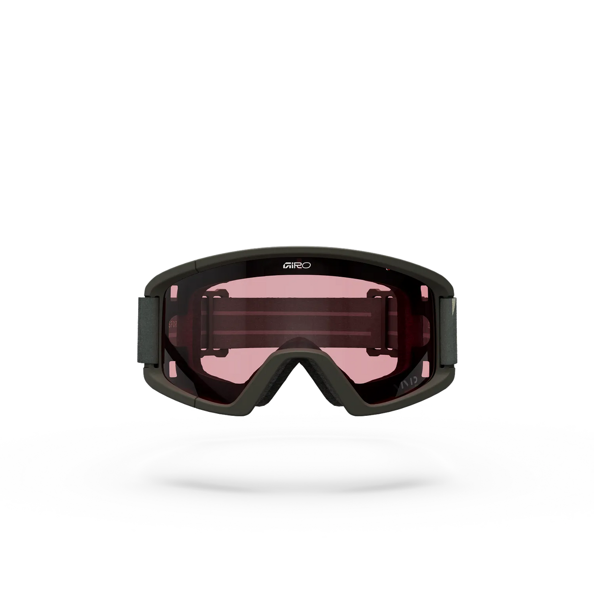 Maschera GIRO TAZZ kaki con lente VIVID
