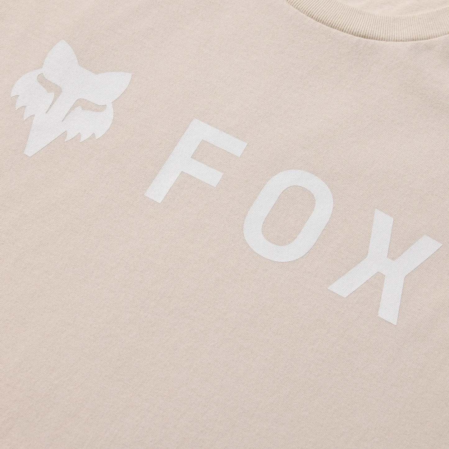 FOX ABSOLUTE 195 ORIGINAL Maglietta a maniche corte Beige Chalk