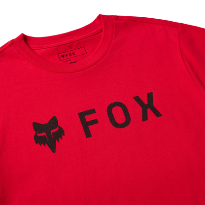 T-Shirt FOX ABSOLUTE 195 ORIGINAL Maniche Corte Rosso Fiamma