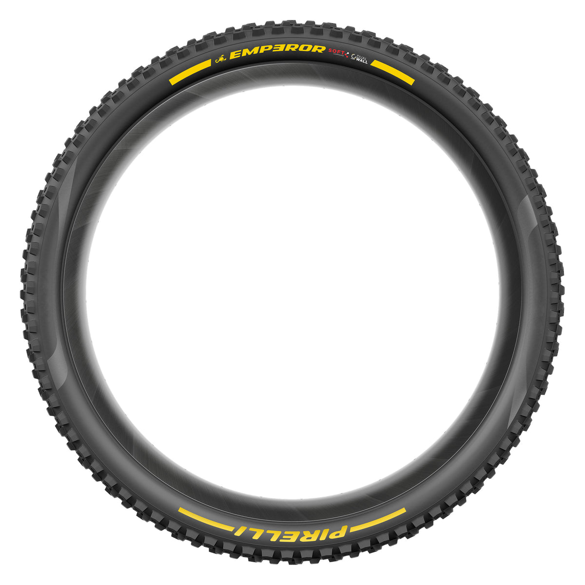 Pneumatico PIRELLI SCORPION EMPEROR 27.5x2.40 Soft DualWall Tubeless Ready con cerchietto pieghevole Nero/Giallo Team Edition