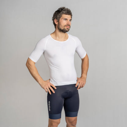 Maglia intima a maniche corte GRIPGRAB PACR SUMMER SEAMLESS bianca