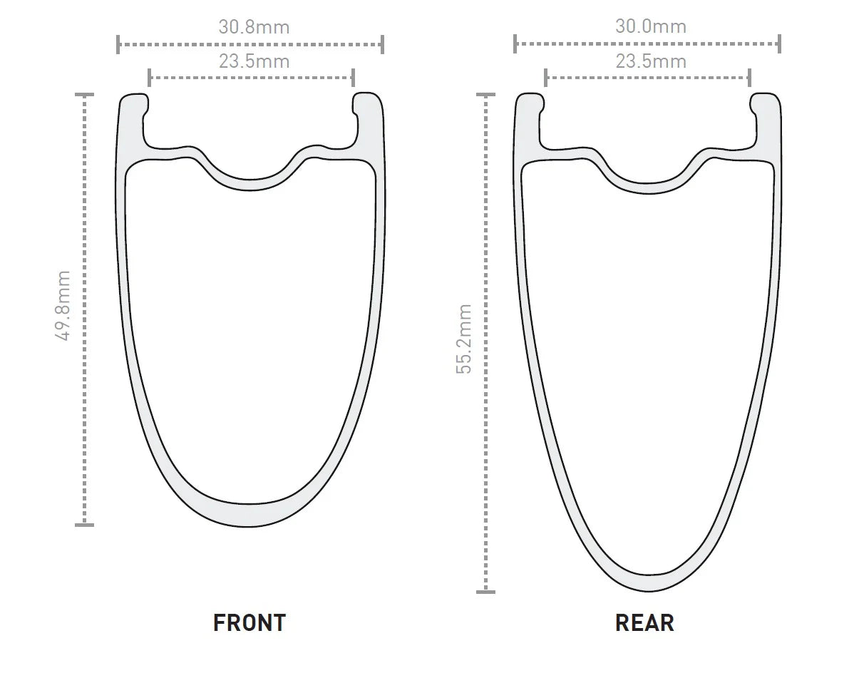 ENVE SES 4.5 PRO ruota anteriore Nero