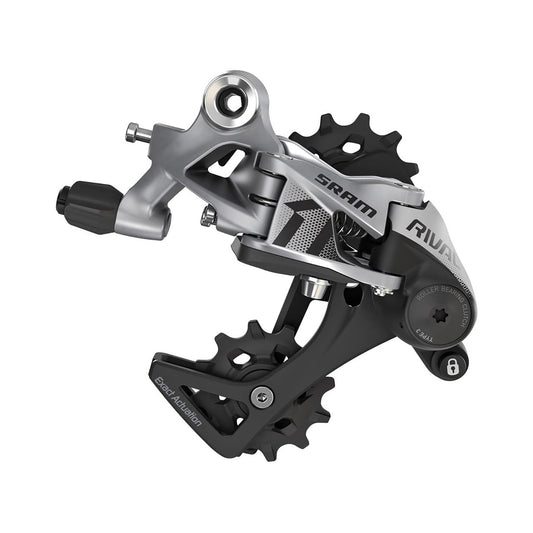 Cambio posteriore SRAM RIVAL 1 11V a gabbia media – vista del prodotto su sfondo bianco