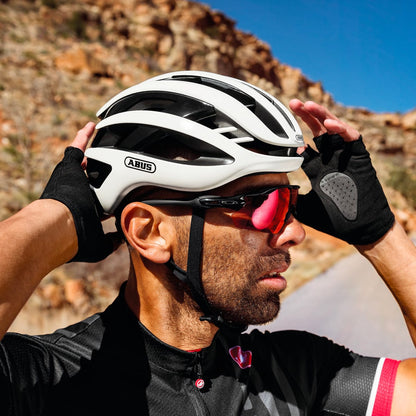Casco da Strada ABUS AIRBREAKER Bianco