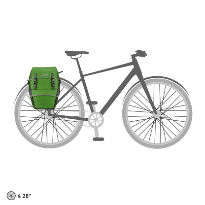 Paio di Borse da Portapacchi ORTLIEB BIKE PACKER PLUS 42 L Verde