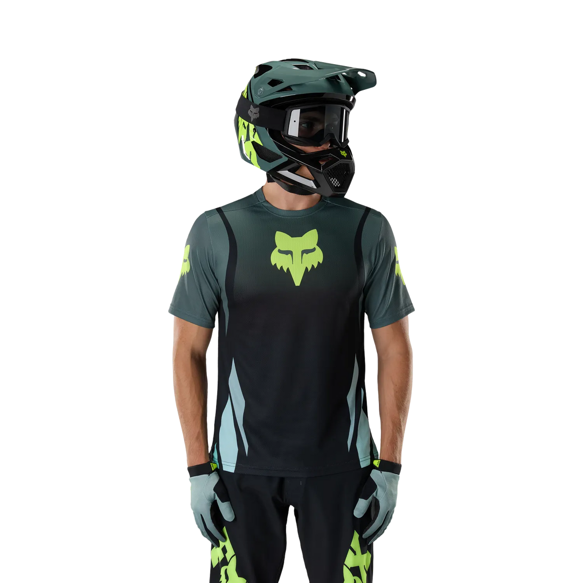 Maglia FOX RANGER FOUNDRY Maniche Corte Verde Salvia