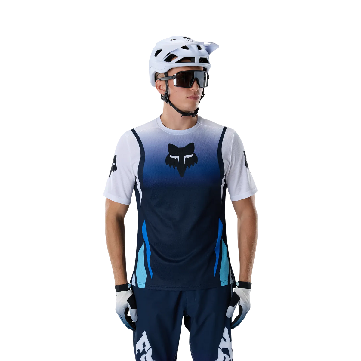 Maglia FOX RANGER FOUNDRY Maniche Corte Blu
