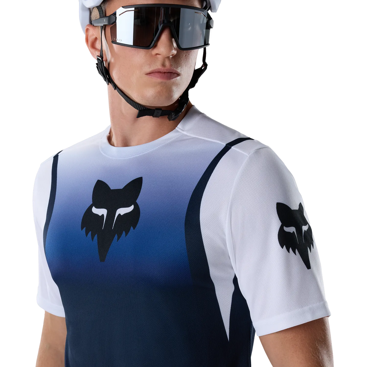 Maglia FOX RANGER FOUNDRY Maniche Corte Blu