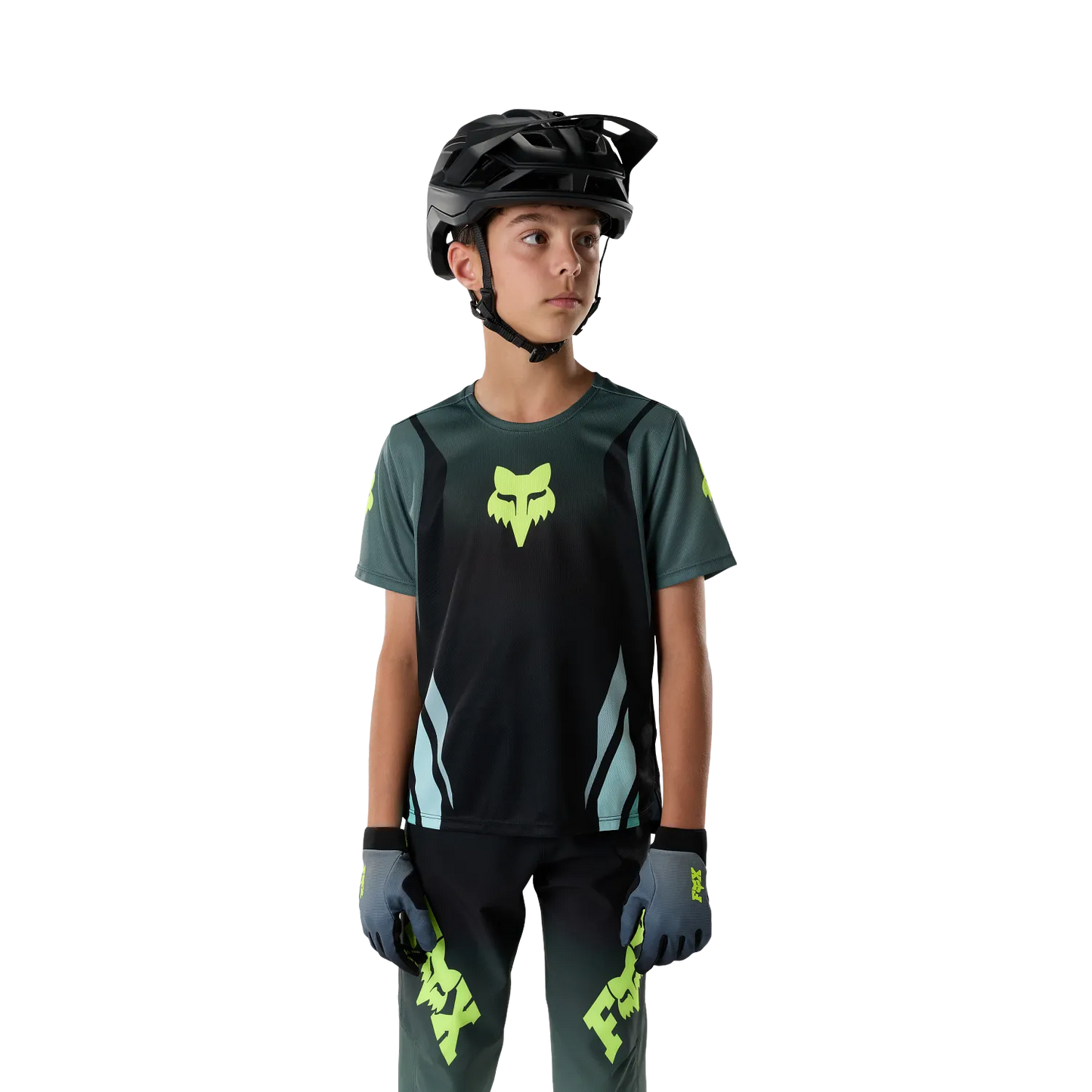 Maglia FOX RANGER FOUNDRY Junior Maniche Corte Salvia