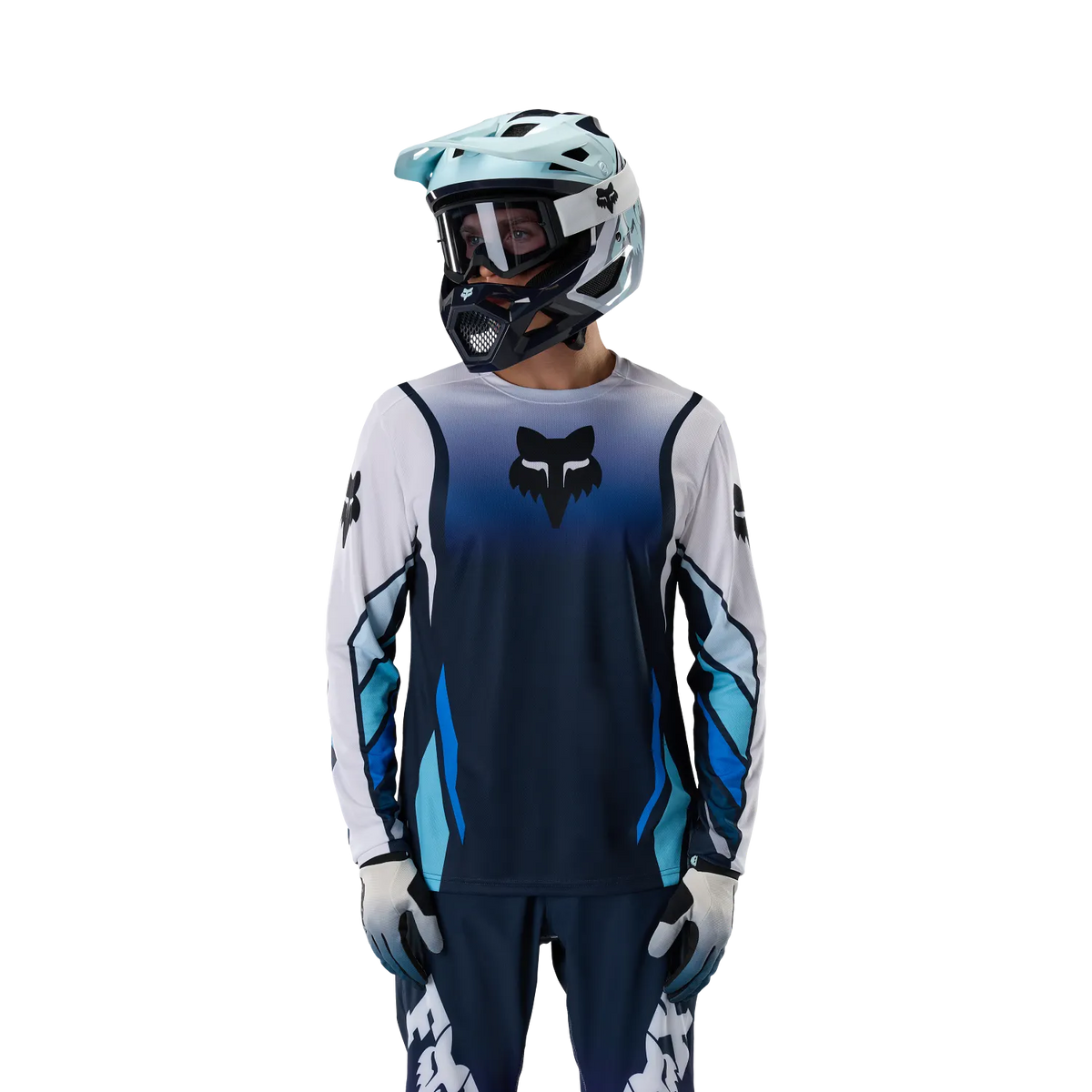 Maglia FOX RANGER FOUNDRY Maniche Lunghe Blu