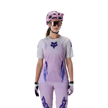Maglia FOX RANGER FOUNDRY Donna Maniche Corte Lavanda