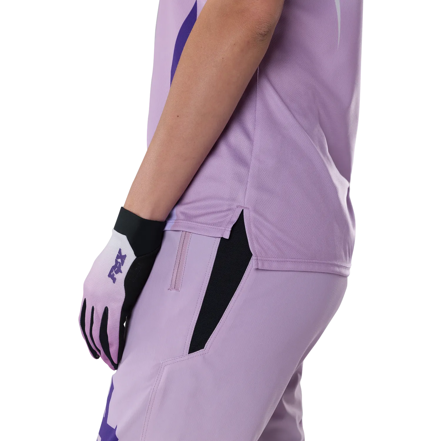 Maglia FOX RANGER FOUNDRY Maniche Corte Donna Lavanda