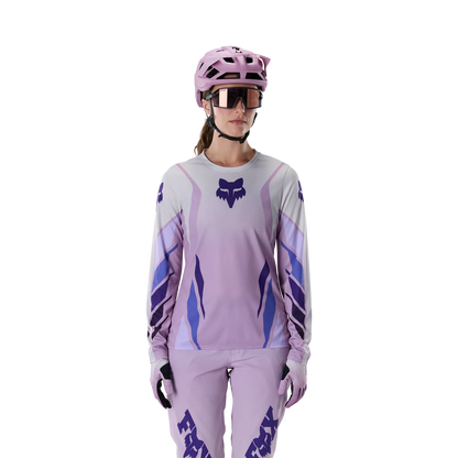 Maglia FOX RANGER FOUNDRY Donna Maniche Lunghe Lavanda