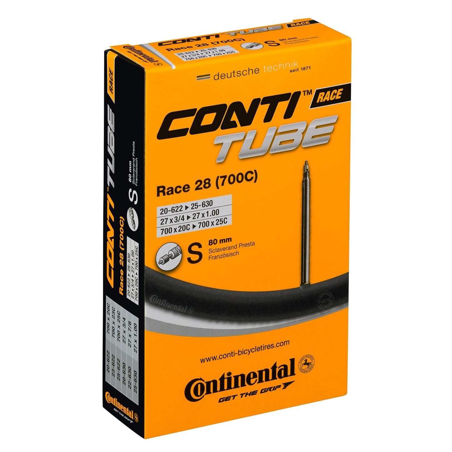 Camera d'aria CONTINENTAL RACE 700x20/25c Presta