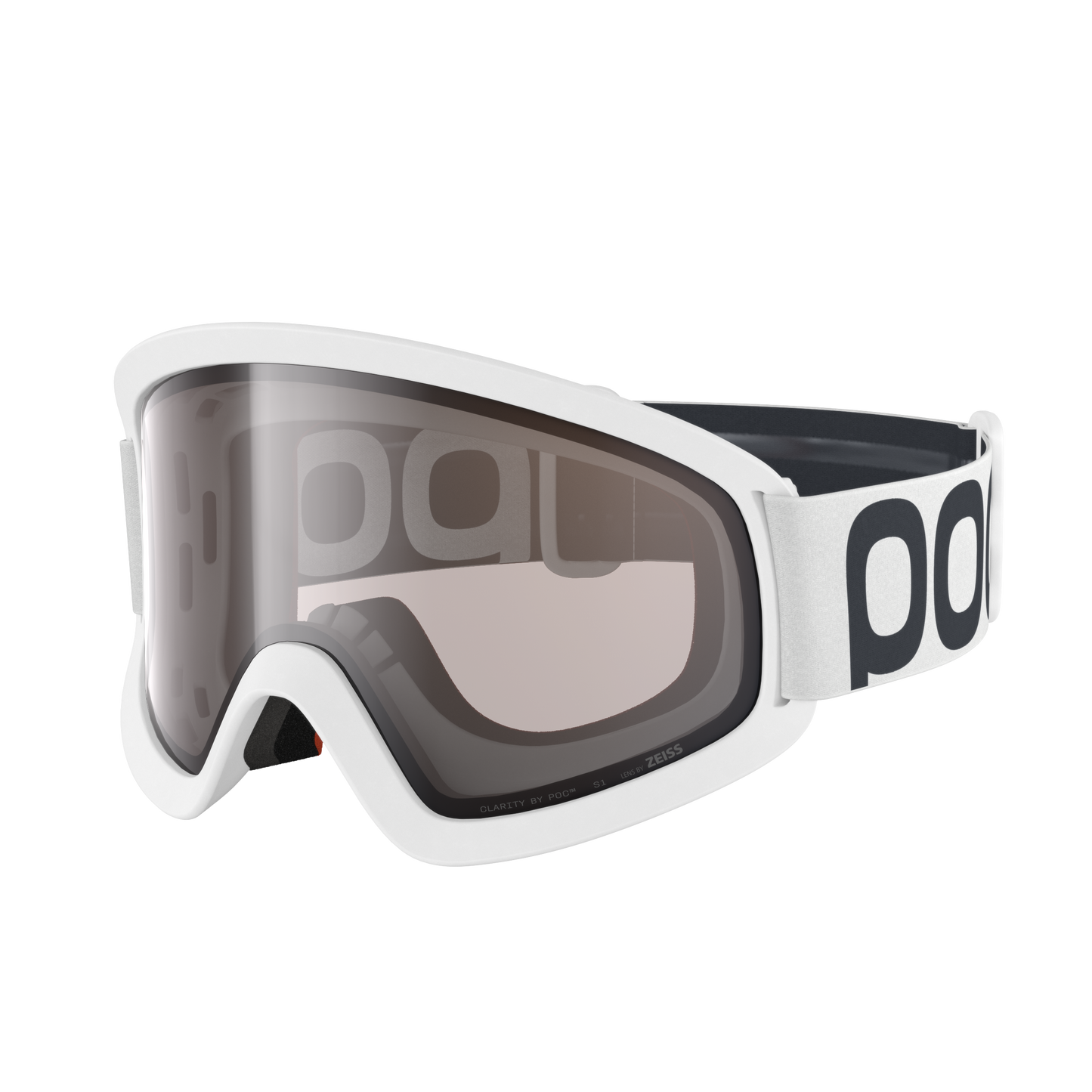 POC ORA White Clarity Trail Occhiali marrone nuvoloso