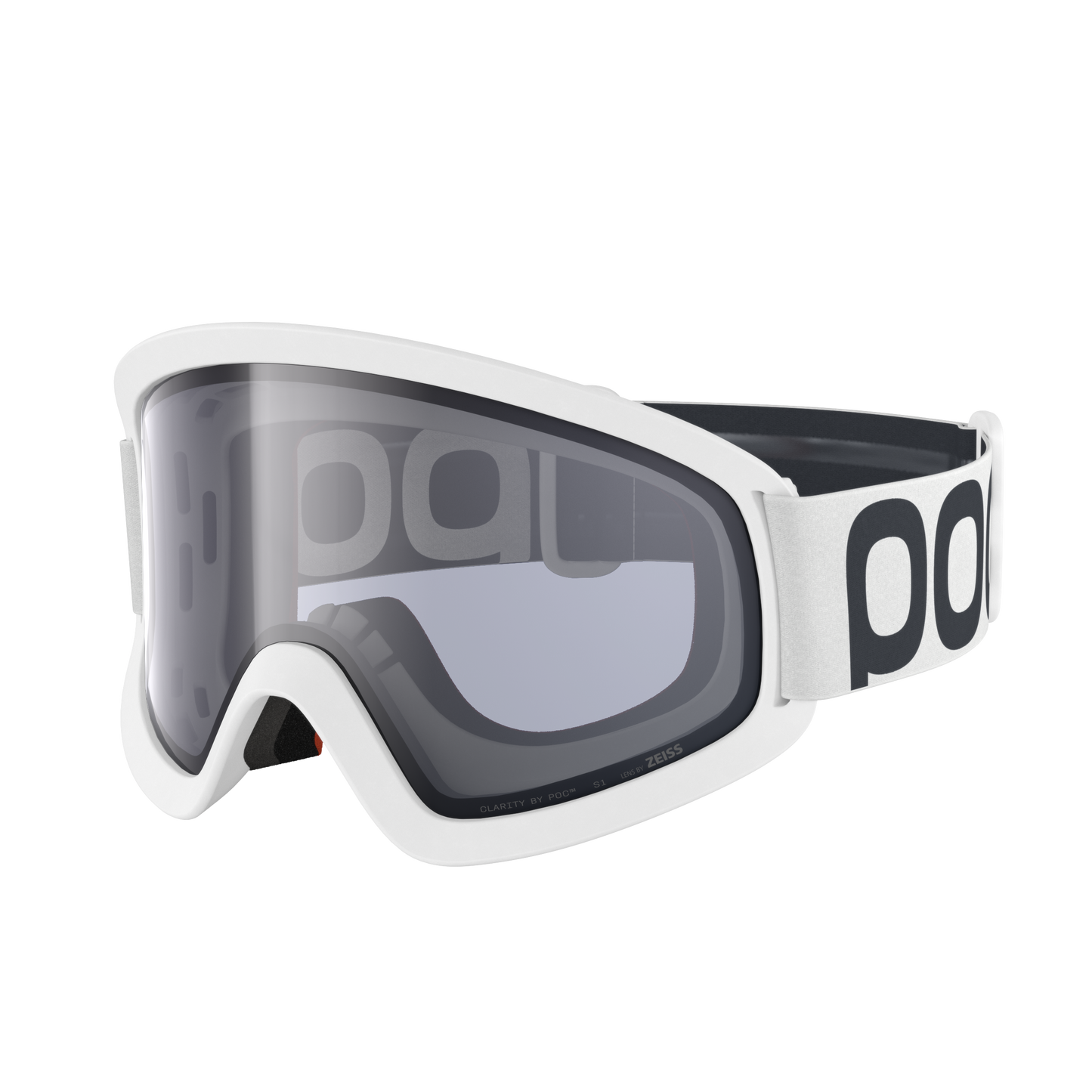 POC ORA Occhiale Bianco Clarity Screen Universale Grigio Nuvoloso