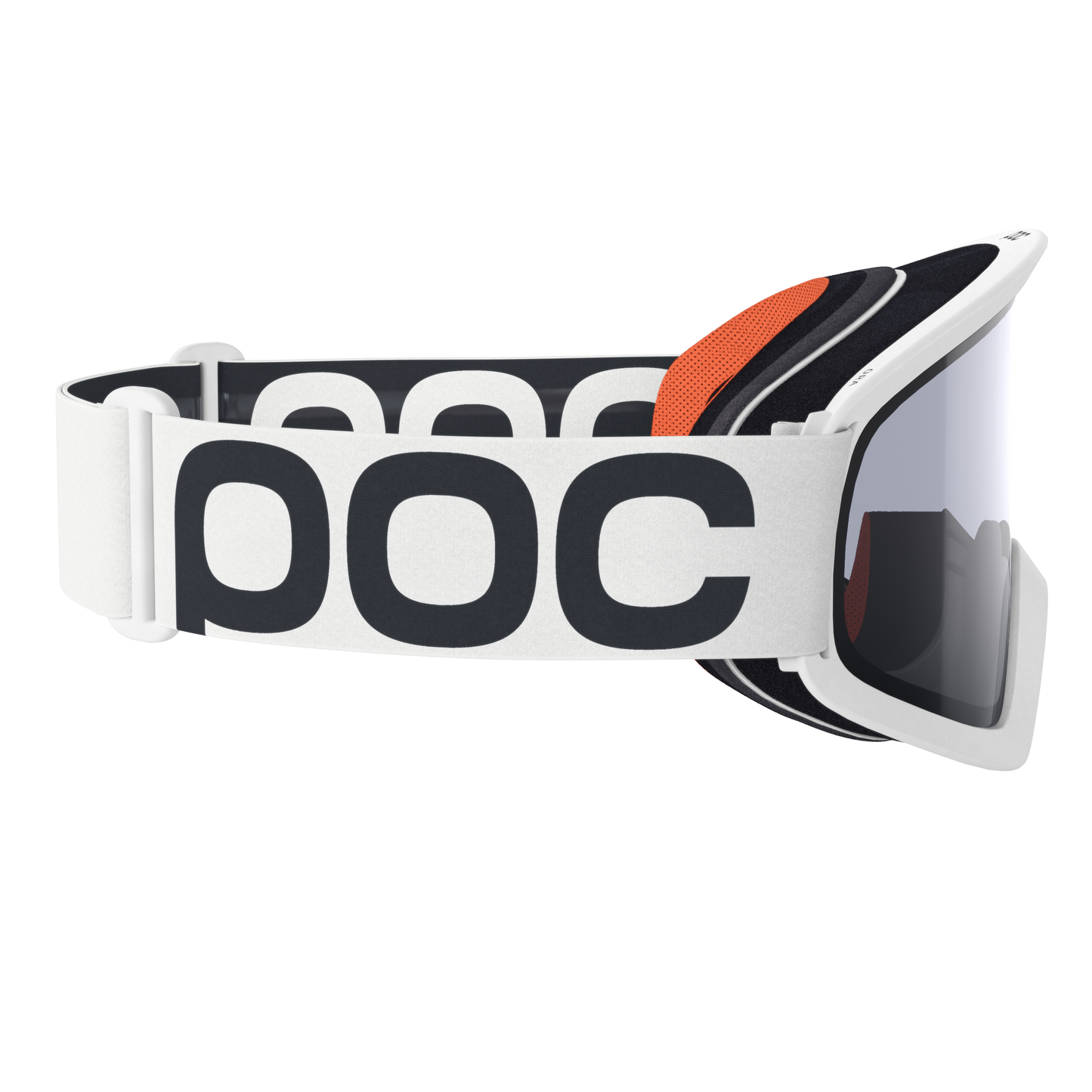 POC ORA Occhiale Bianco Clarity Screen Universale Grigio Nuvoloso
