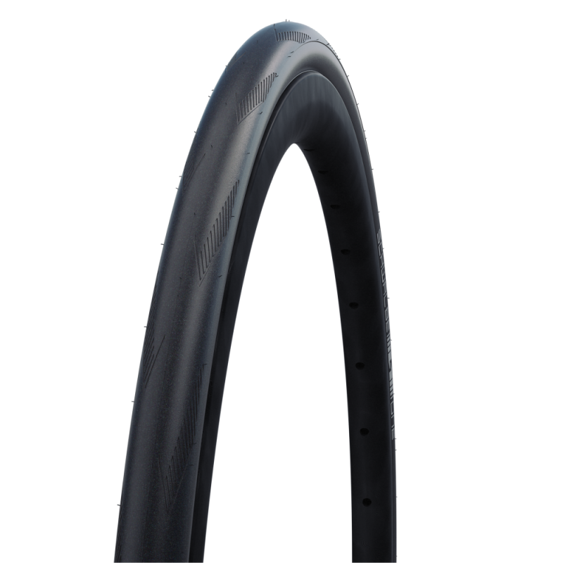 Copertone SCHWALBE ONE ADDIX Racguard 700x28c TubeType Flessibile Nero